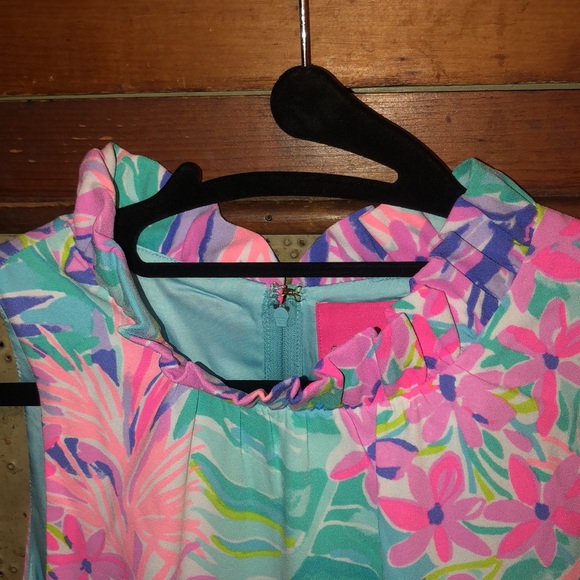 Lilly Pulitzer Adalina Romper It Was All A Dream Size 6 - Picture 6 of 10